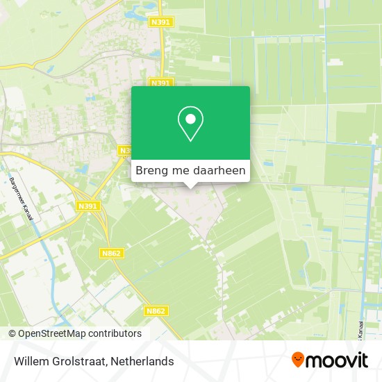 Willem Grolstraat kaart