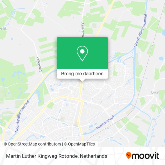 Martin Luther Kingweg Rotonde kaart