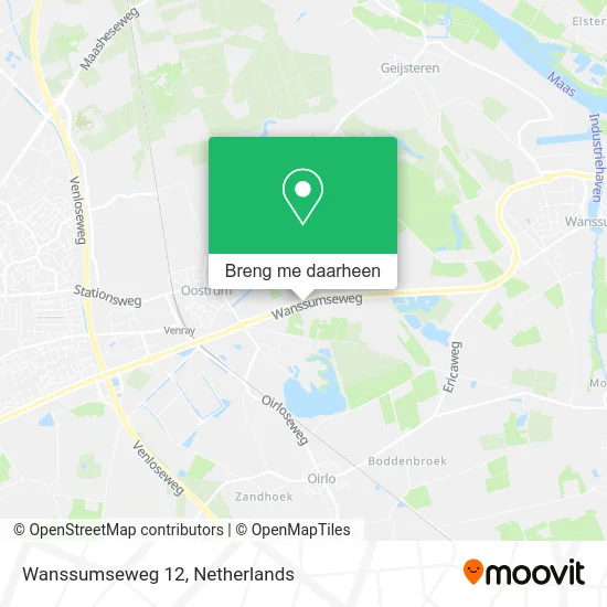 Wanssumseweg 12 kaart