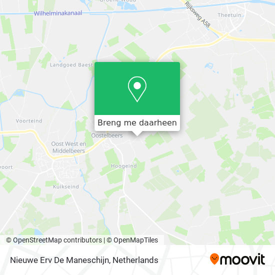 Nieuwe Erv De Maneschijn kaart