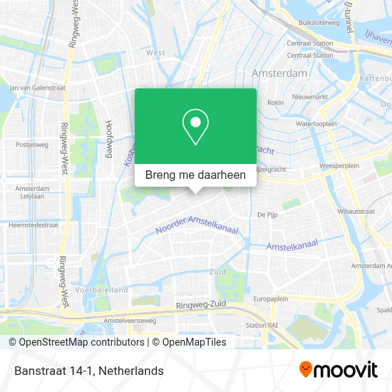 Banstraat 14-1 kaart