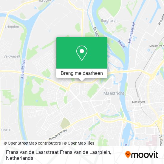 Frans van de Laarstraat Frans van de Laarplein kaart