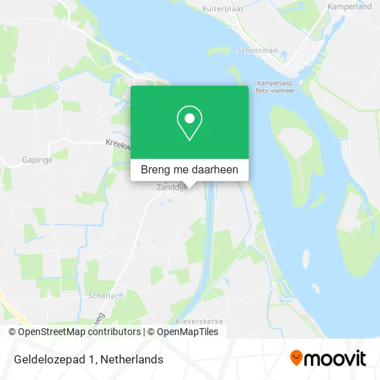 Geldelozepad 1 kaart