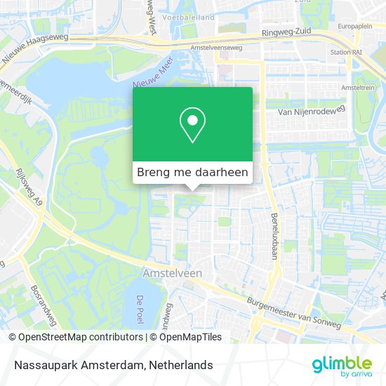 Nassaupark Amsterdam kaart