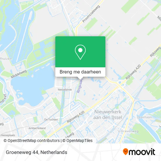 Groeneweg 44 kaart