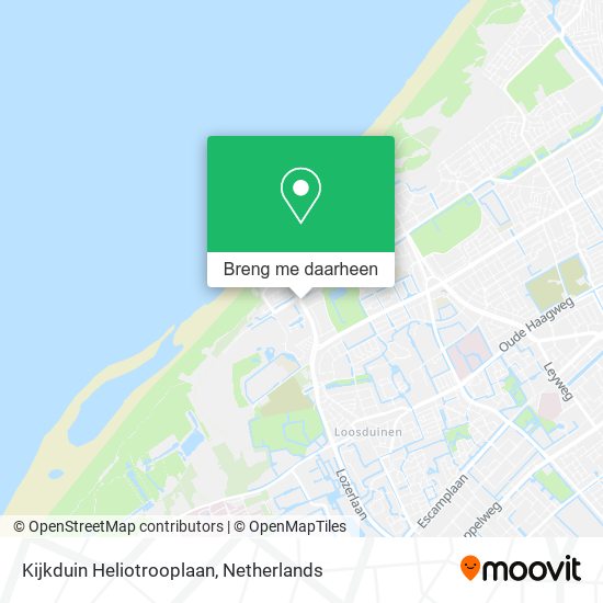 Kijkduin Heliotrooplaan kaart