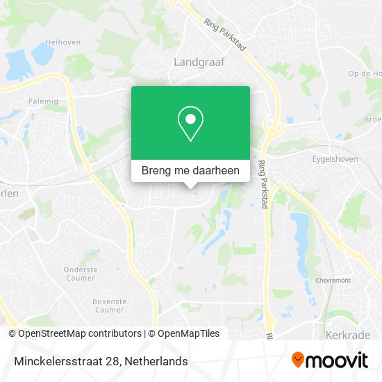 Minckelersstraat 28 kaart