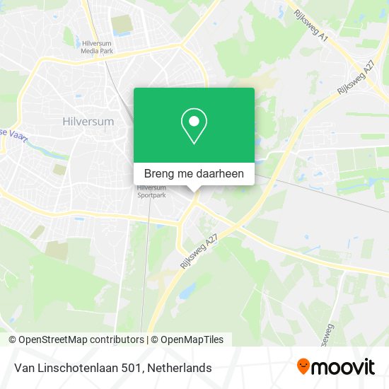 Van Linschotenlaan 501 kaart