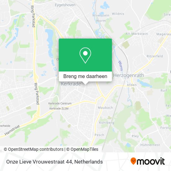 Onze Lieve Vrouwestraat 44 kaart