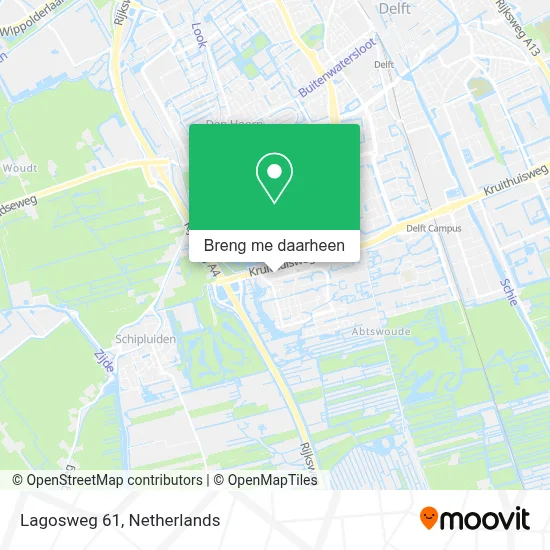 Lagosweg 61 kaart