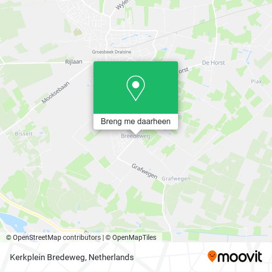 Kerkplein Bredeweg kaart