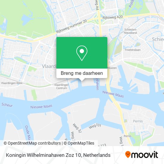 Koningin Wilhelminahaven Zoz 10 kaart