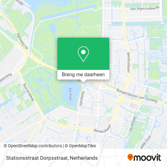 Stationsstraat Dorpsstraat kaart