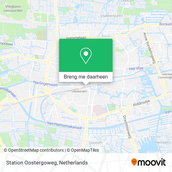 Station Oostergoweg kaart