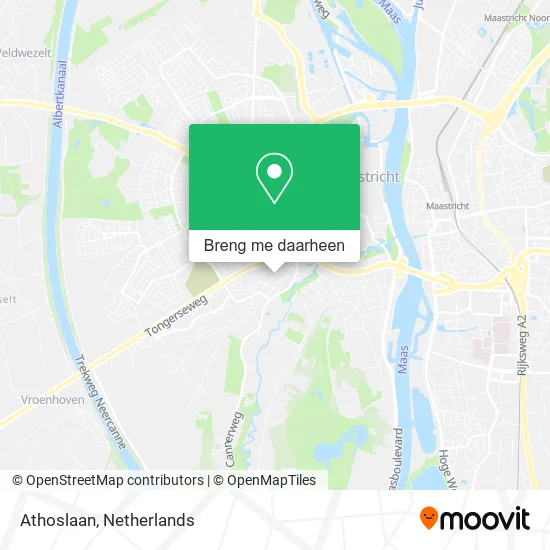 Athoslaan kaart
