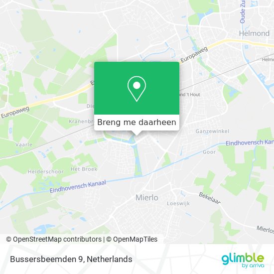 Bussersbeemden 9 kaart