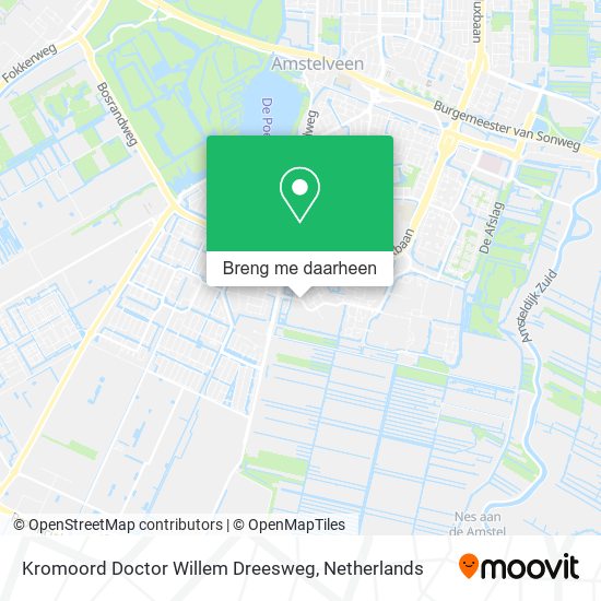 Kromoord Doctor Willem Dreesweg kaart