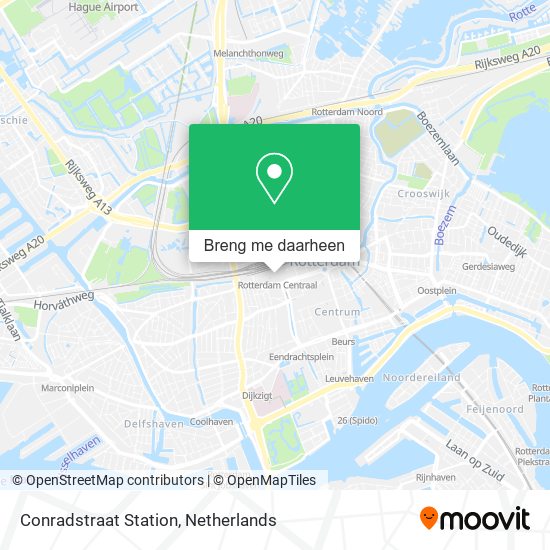 Conradstraat Station kaart