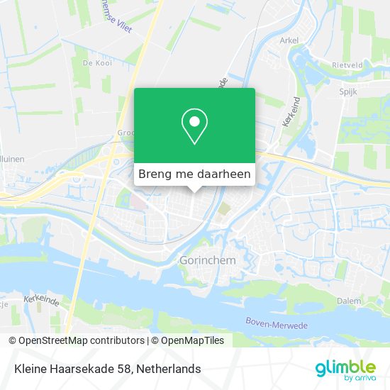 Kleine Haarsekade 58 kaart