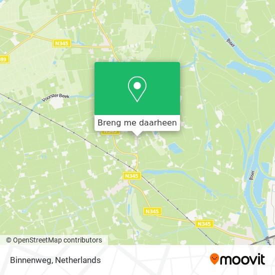 Binnenweg kaart