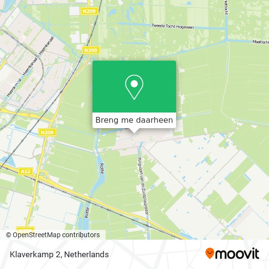 Klaverkamp 2 kaart