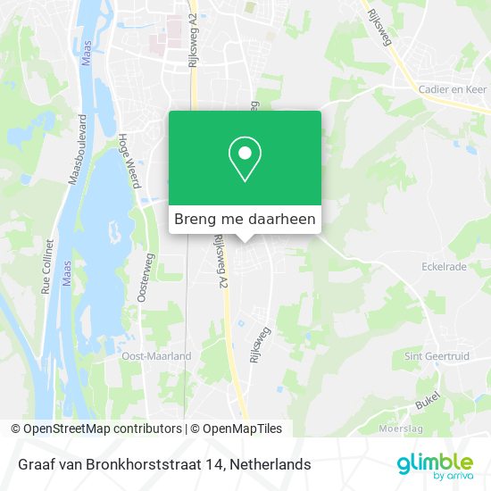 Graaf van Bronkhorststraat 14 kaart