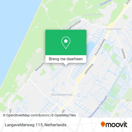 Langevelderweg 115 kaart