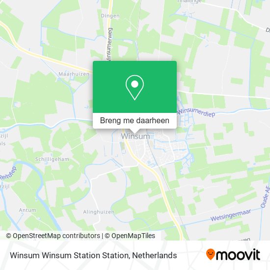 Winsum Winsum Station Station kaart