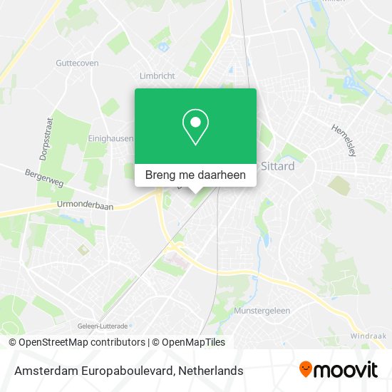 Amsterdam Europaboulevard kaart