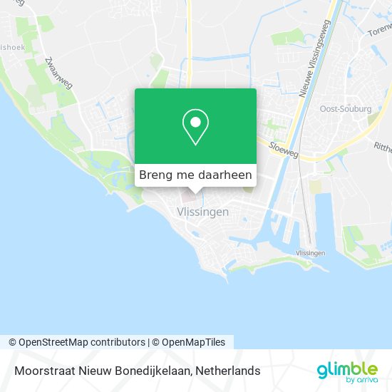 Moorstraat Nieuw Bonedijkelaan kaart