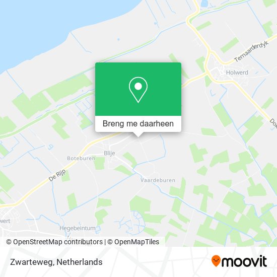 Zwarteweg kaart