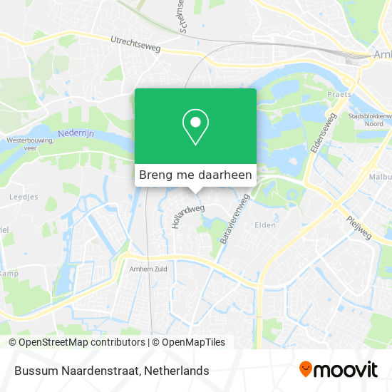 Bussum Naardenstraat kaart