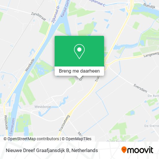Nieuwe Dreef Graafjansdijk B kaart