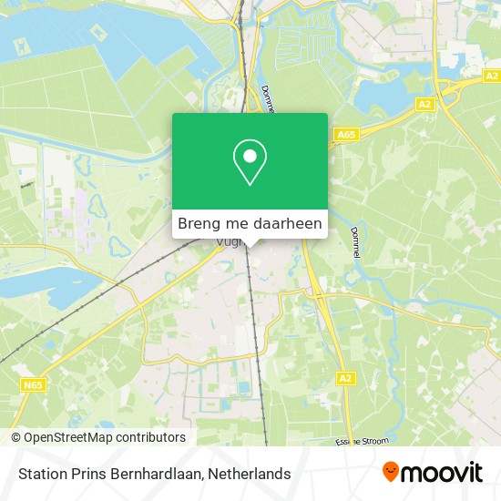 Station Prins Bernhardlaan kaart