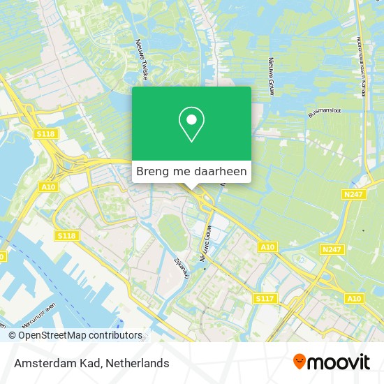 Amsterdam Kad kaart