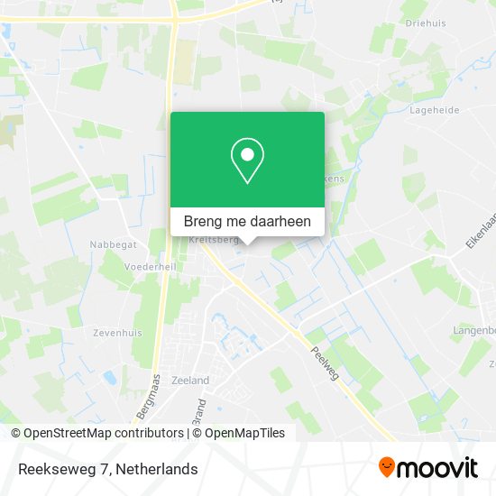 Reekseweg 7 kaart