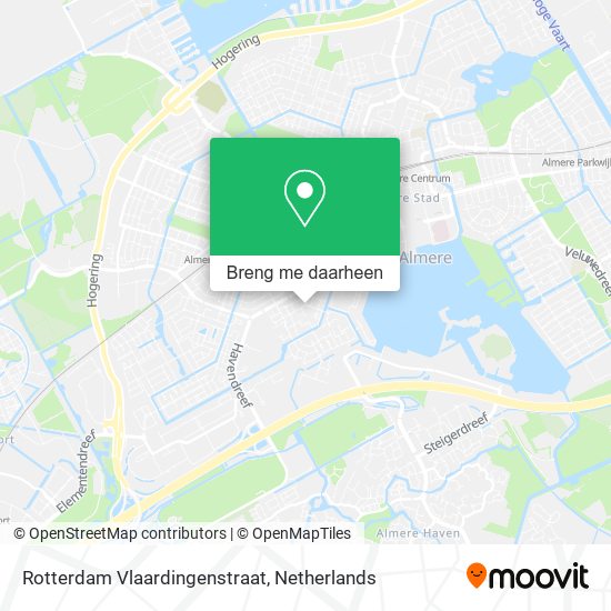 Rotterdam Vlaardingenstraat kaart