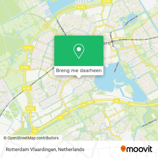 Rotterdam Vlaardingen kaart