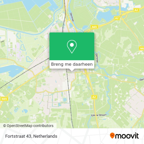 Fortstraat 43 kaart