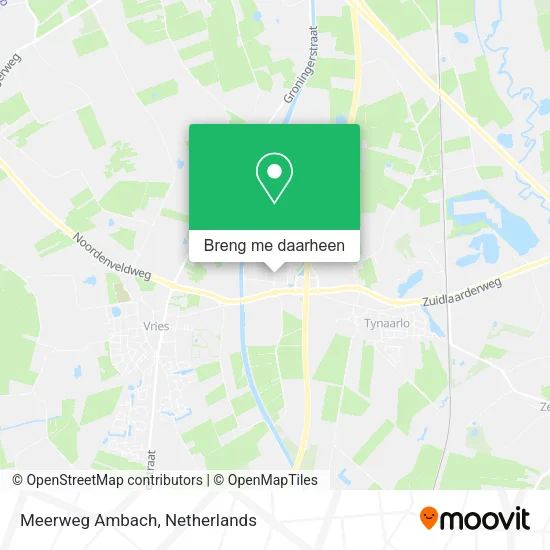 Meerweg Ambach kaart
