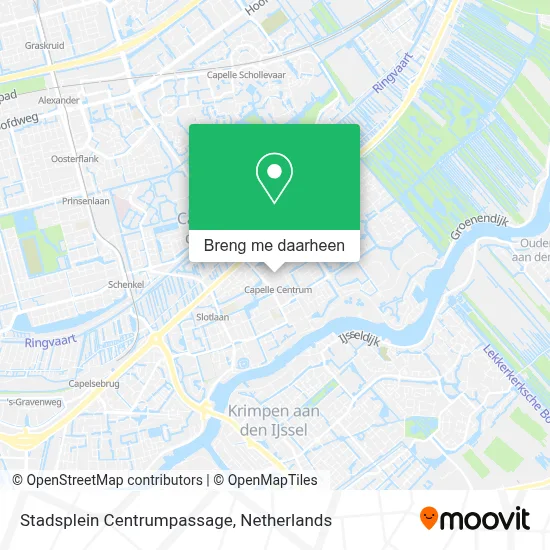 Stadsplein Centrumpassage kaart