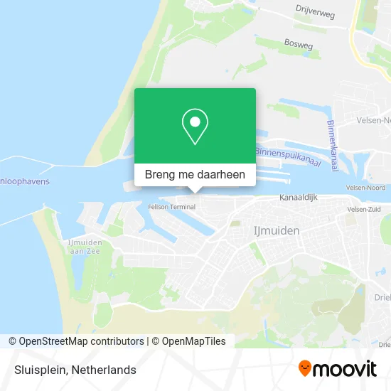 Sluisplein kaart