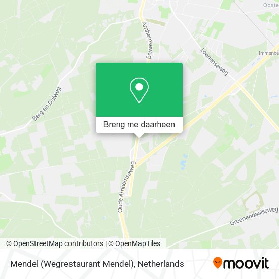 Mendel (Wegrestaurant Mendel) kaart