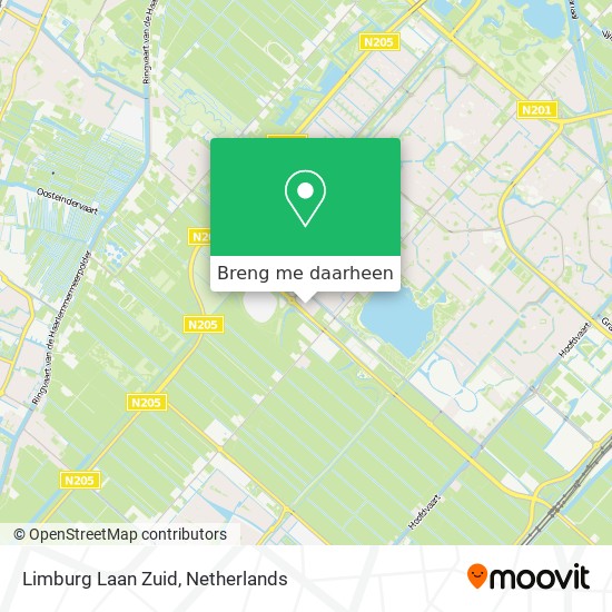 Limburg Laan Zuid kaart