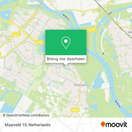 Maaiveld 10 kaart