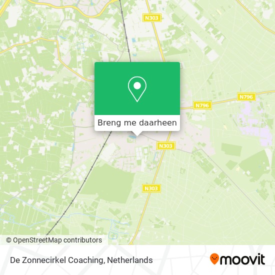 De Zonnecirkel Coaching kaart