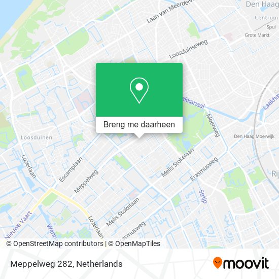 Meppelweg 282 kaart