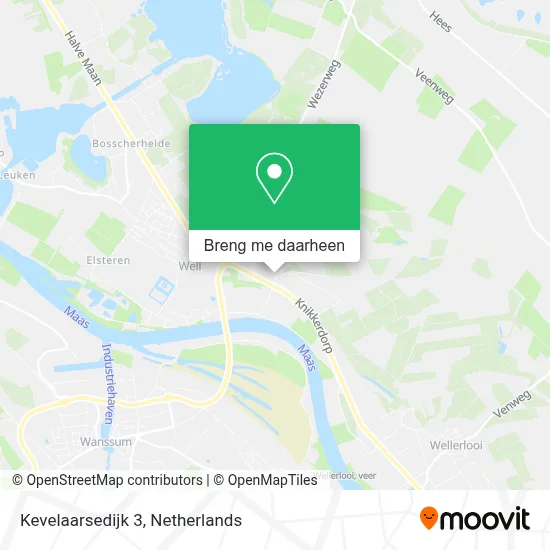 Kevelaarsedijk 3 kaart