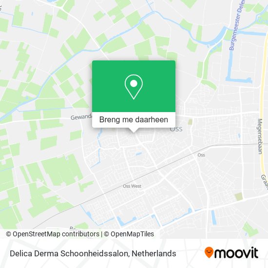 Delica Derma Schoonheidssalon kaart