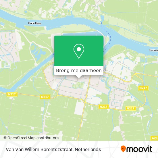 Van Van Willem Barentszstraat kaart